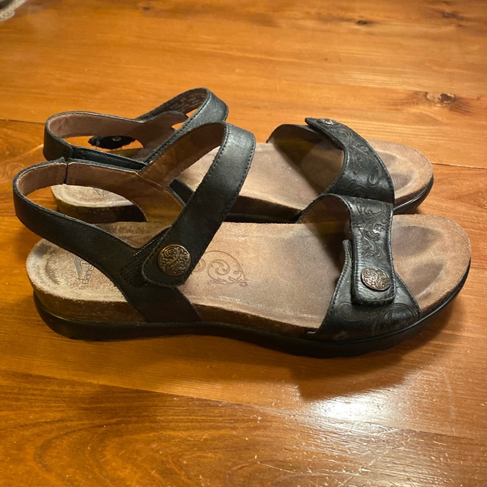 Dansko Sandals with Detailed Leather Straps - Size 9 - Used